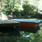 barque sur la rivière