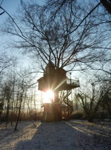 La cabane en hiver