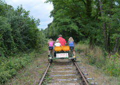 Ballade en velo-rail