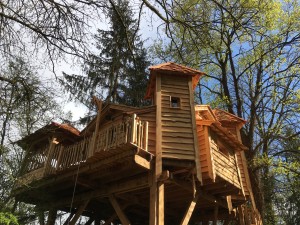 Cabane perchée dans les arbres